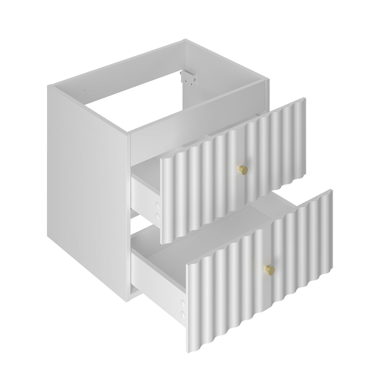 Meuble sous-vasque 60cm Izae Blanc - vue 2