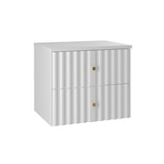 Meuble sous-vasque 60cm plan de toilette Izae Blanc