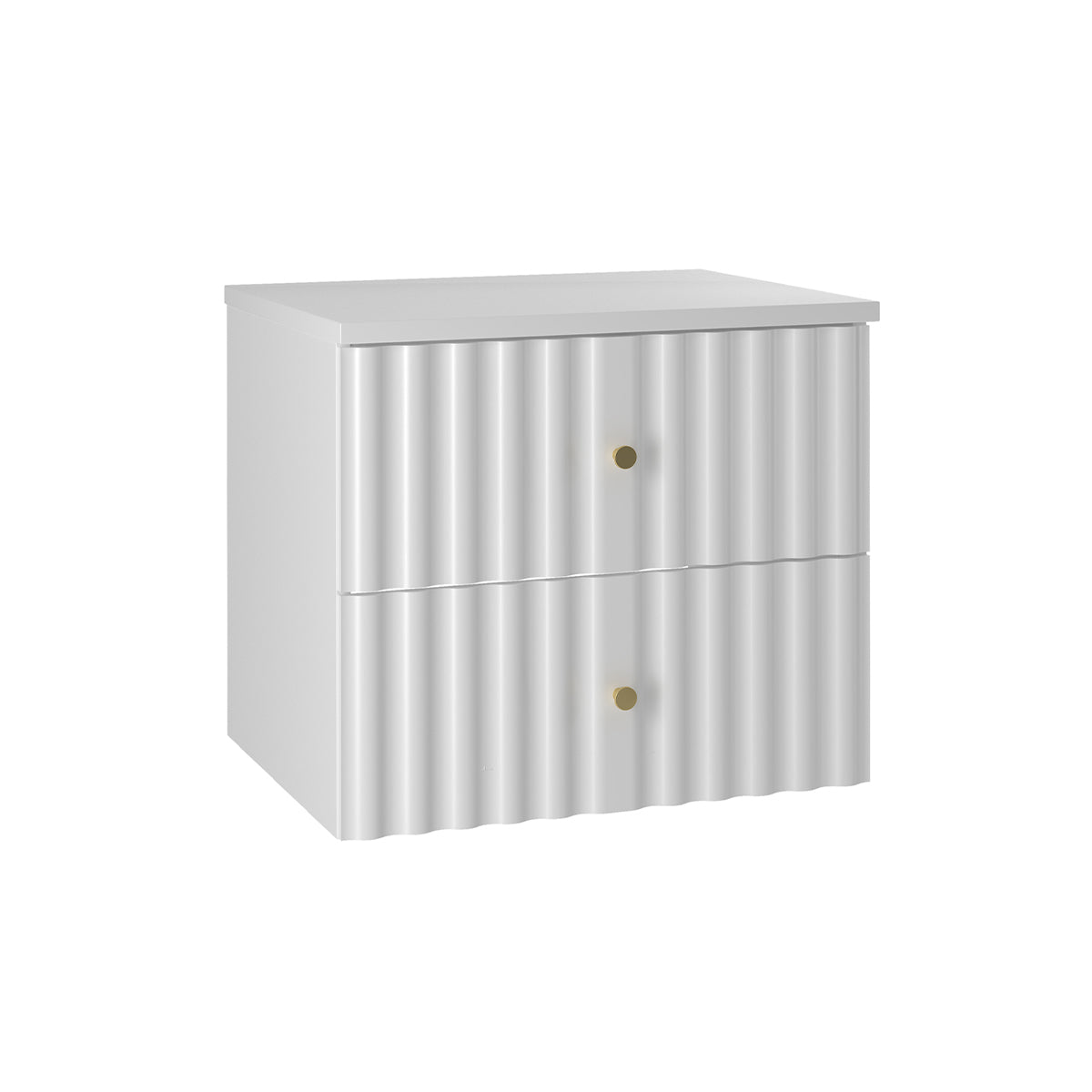 Meuble sous-vasque 60cm plan de toilette Izae Blanc