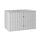 Meuble simple vasque encastrée 80cm Izae Blanc