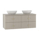 Meuble double vasque 120cm Izae Cachemire
