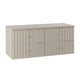Meuble sous-vasque 120cm plan de toilette Izae Cachemire
