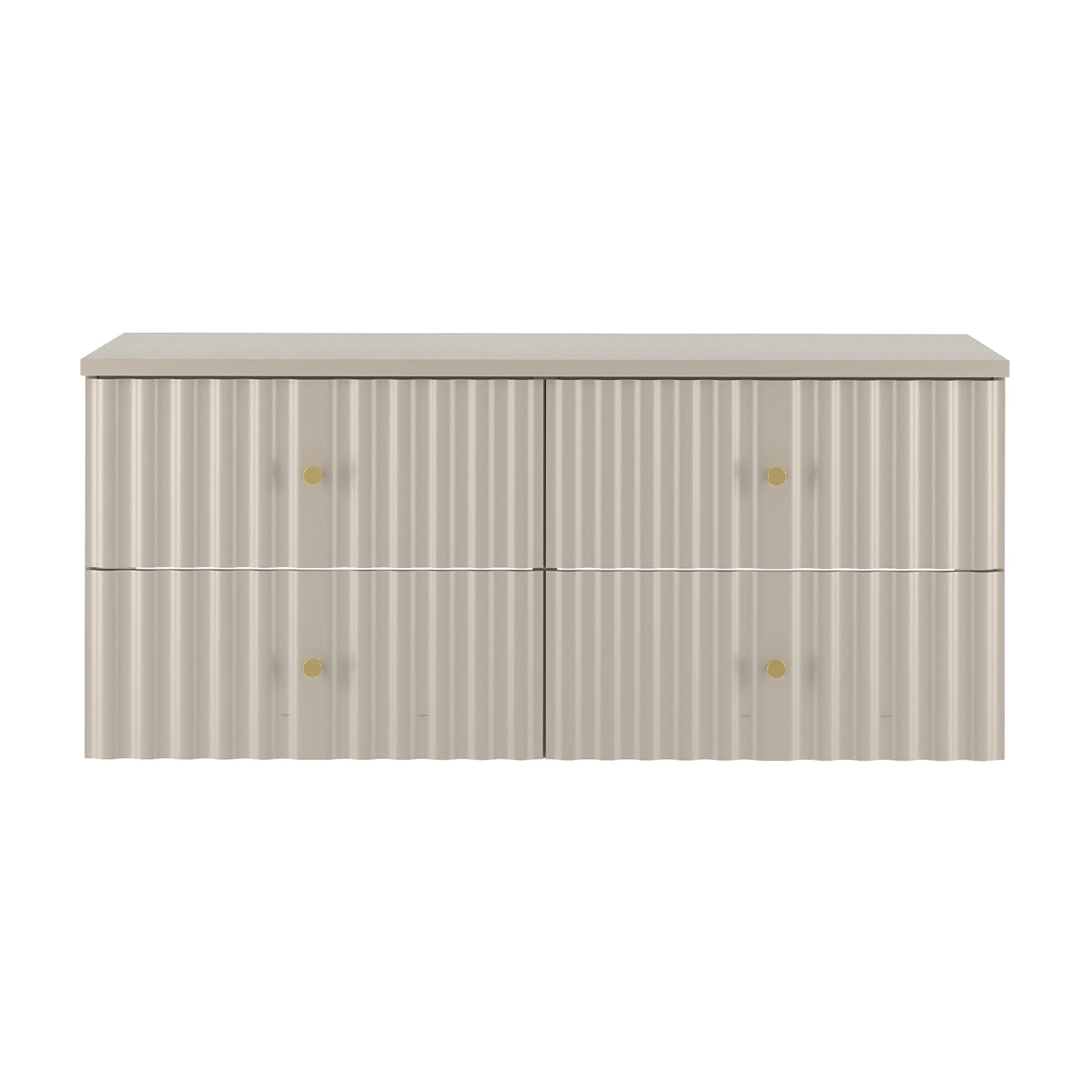 Meuble sous-vasque 120cm plan de toilette Izae Cachemire - vue 2