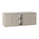 Meuble sous-vasque 140cm 2 niches plan de toilette Izae Cachemire