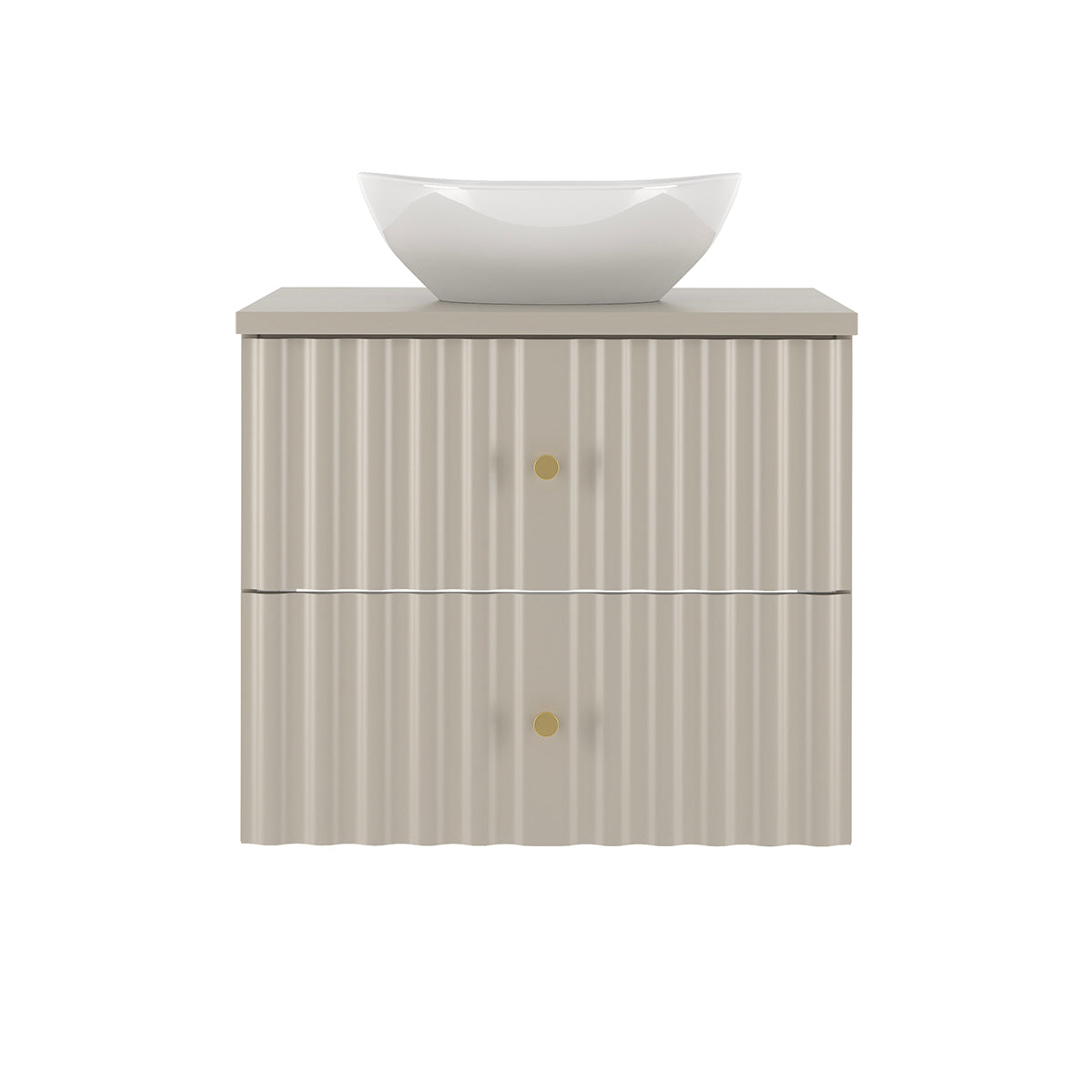 Meuble simple vasque 60cm Izae Cachemire - vue 2