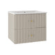Meuble simple vasque encastrée 60cm Izae Cachemire