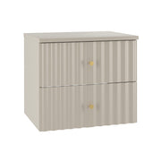 Meuble sous-vasque 60cm plan de toilette Izae Cachemire