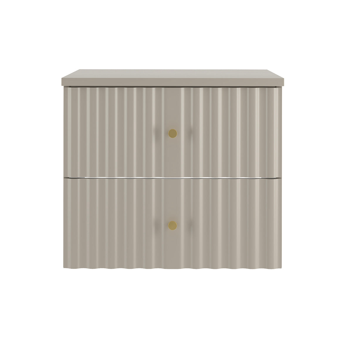 Meuble sous-vasque 60cm plan de toilette Izae Cachemire - vue 2
