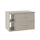 Meuble sous-vasque 80cm 2 niches plan de toilette Izae Cachemire