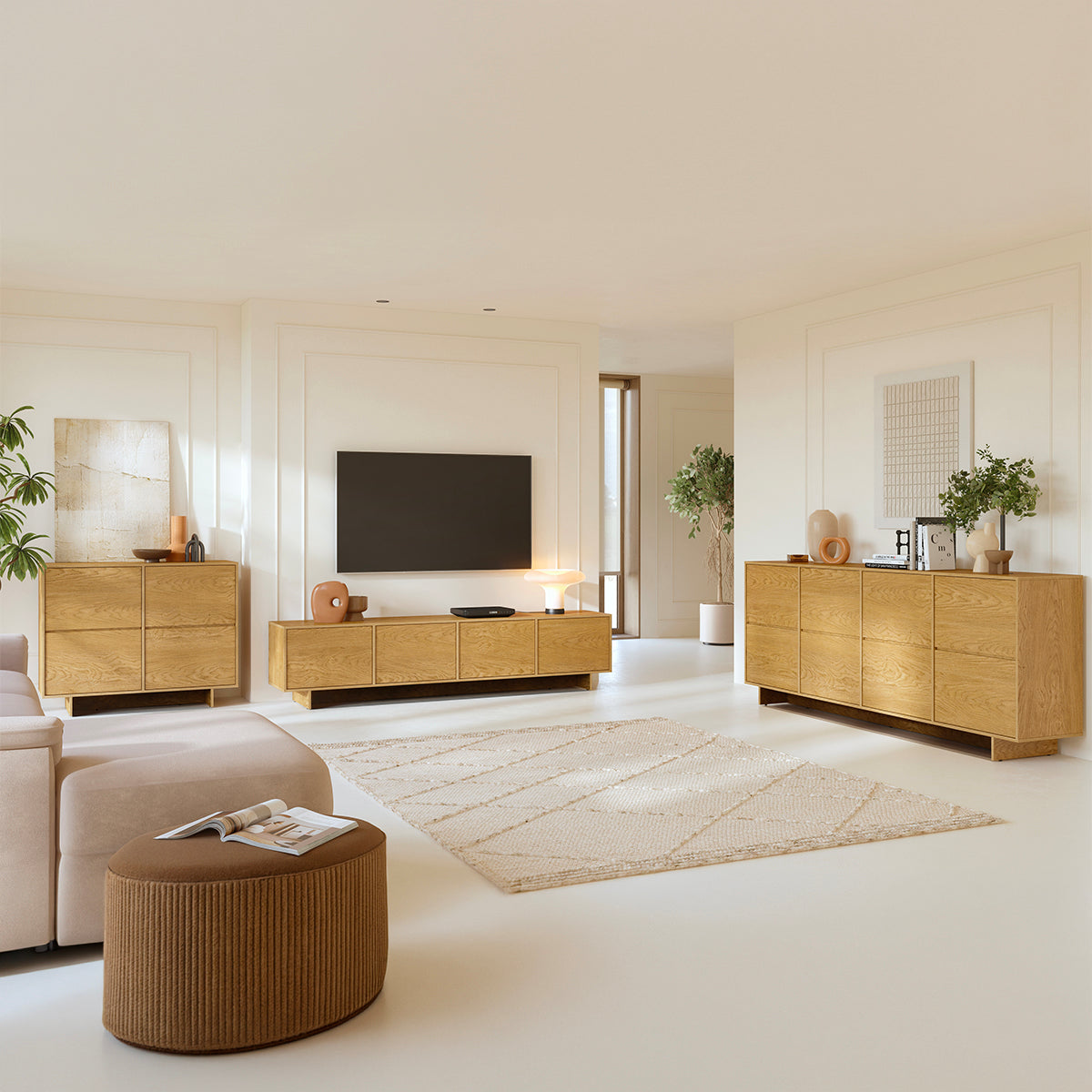 Buffet 4 portes Tadao Bois - vue 3