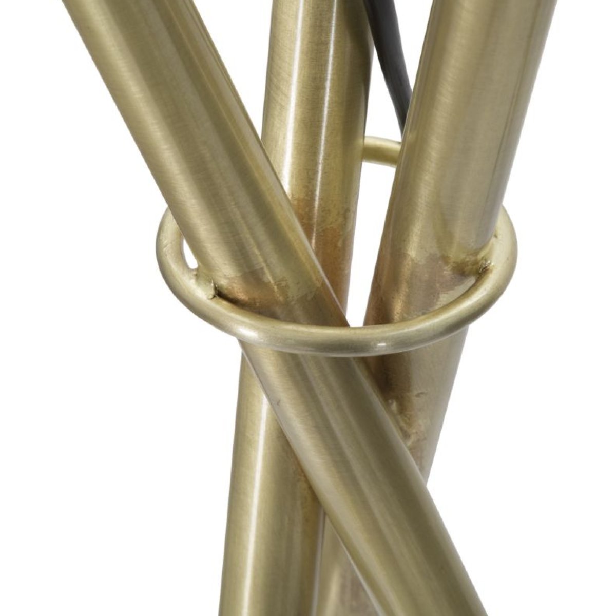 Lampadaire 1 globe en verre 155 cm Azélie Doré - vue 5