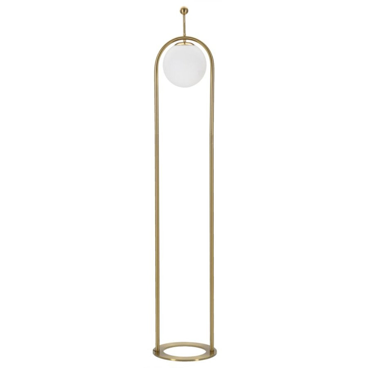 Lampadaire 1 globe en verre 168 cm Azélie Doré - vue 2