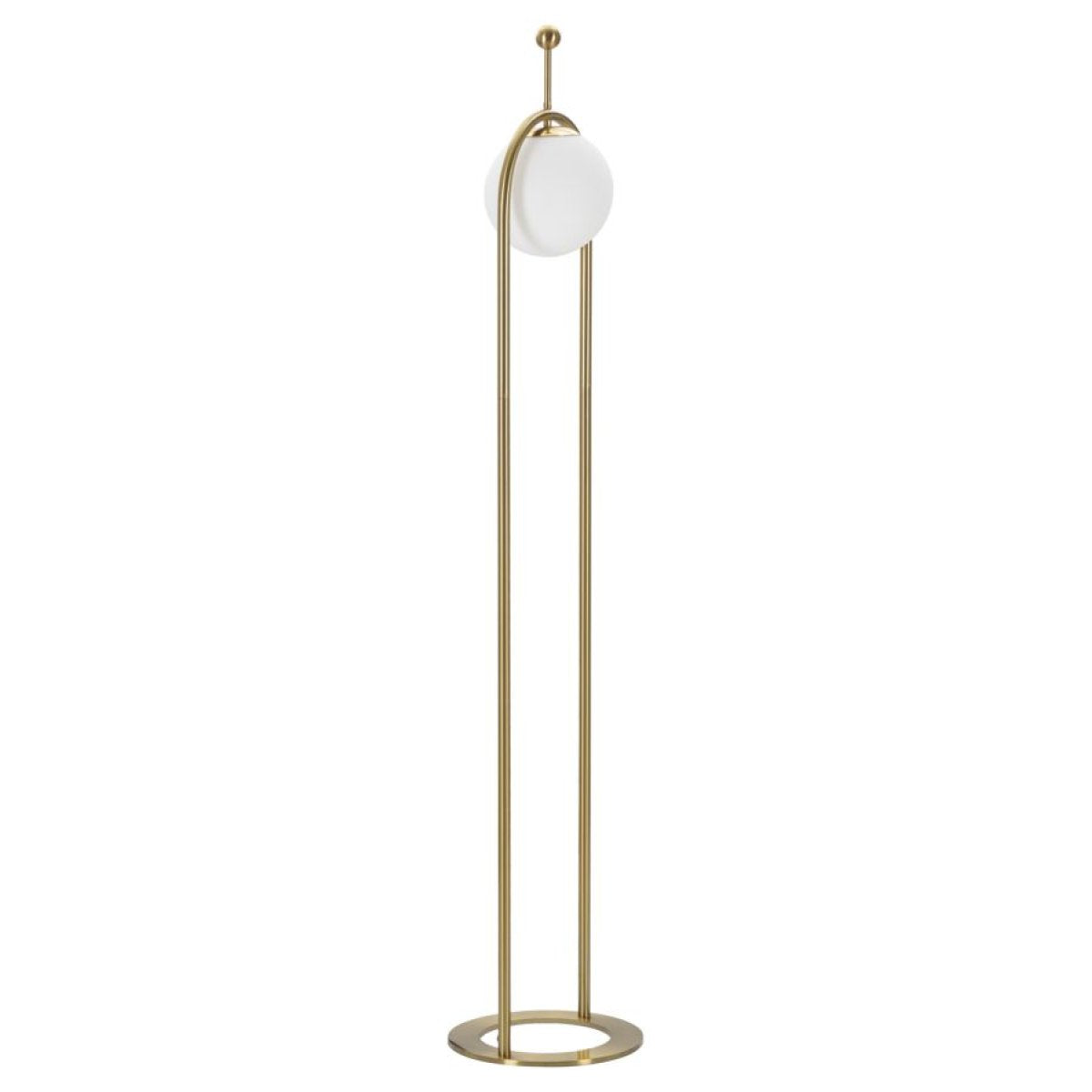 Lampadaire 1 globe en verre 168 cm Azélie Doré - vue 5