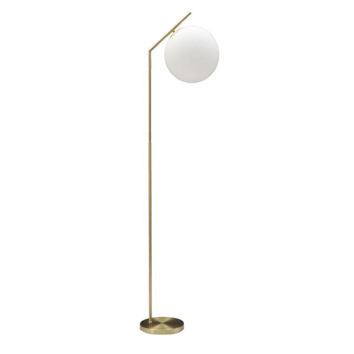 Lampadaire 1 globe en verre 179 cm Azélie Doré - vue 2