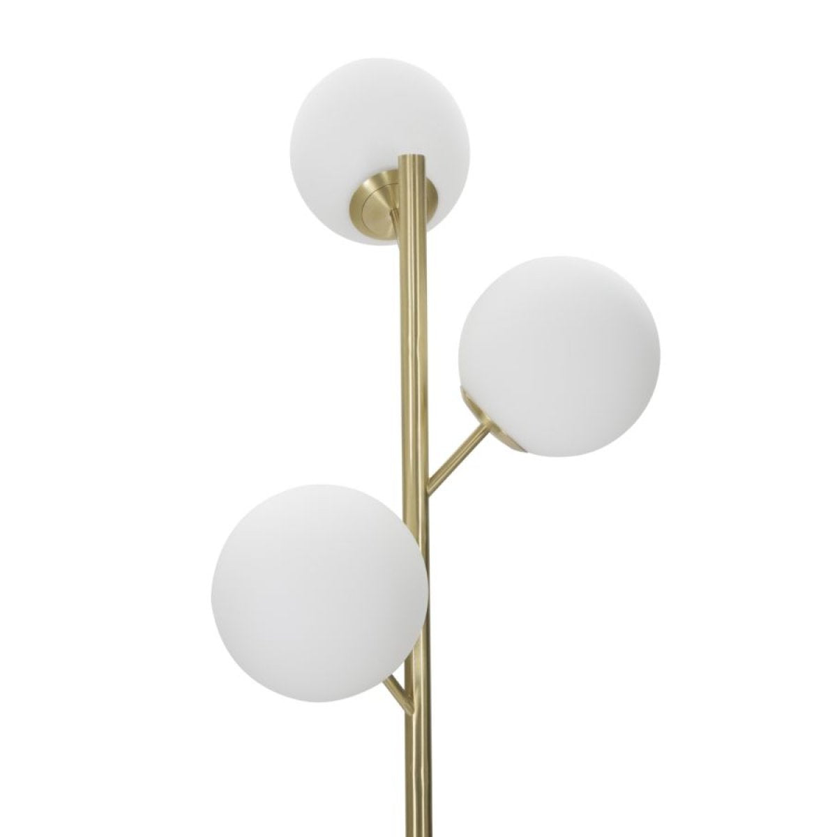 Lampadaire 3 globes en verre 190 cm Azélie Doré - vue 3