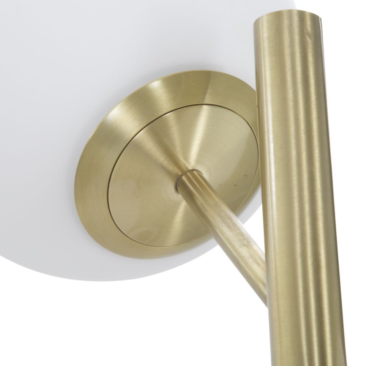 Lampadaire 3 globes en verre 190 cm Azélie Doré - vue 4