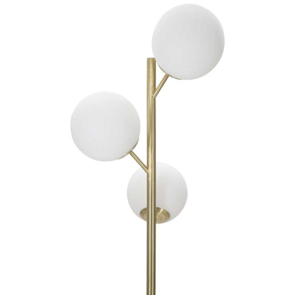 Lampadaire 3 globes en verre 190 cm Azélie Doré - vue 7