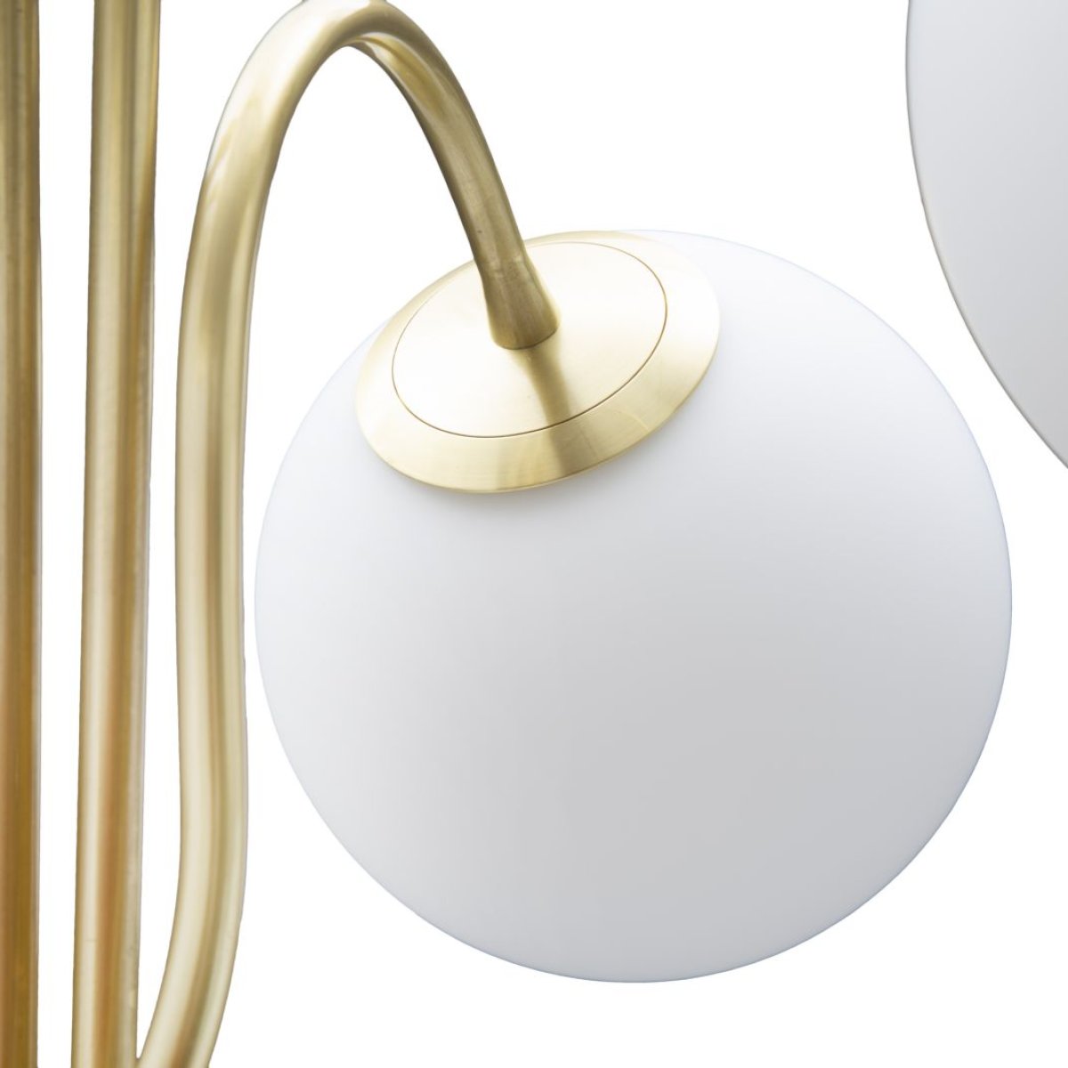 Lampadaire 4 globes en verre 176 cm Azélie Doré - vue 3