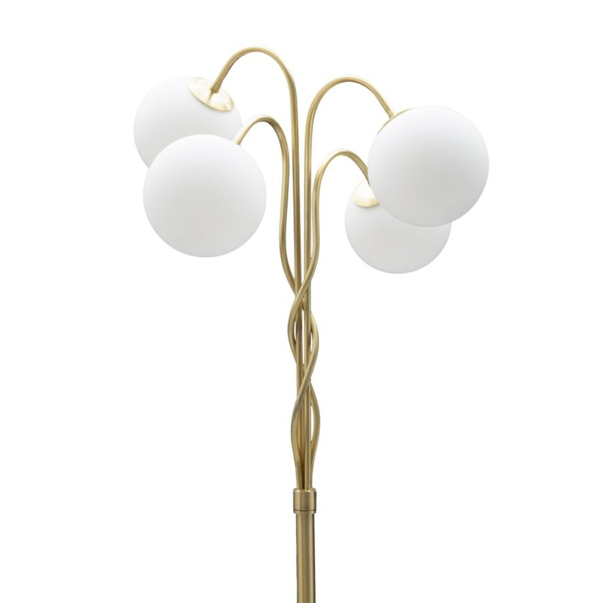 Lampadaire 4 globes en verre 176 cm Azélie Doré - vue 4