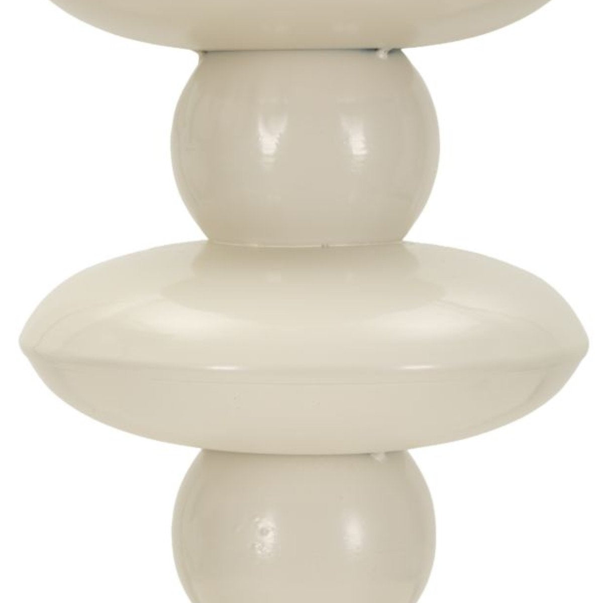Lampadaire abat-jour en métal 160 cm Noléa Crème - vue 4