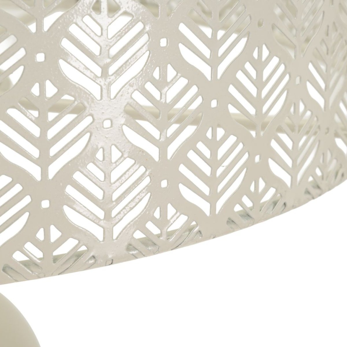 Lampadaire abat-jour en métal 160 cm Noléa Crème - vue 6