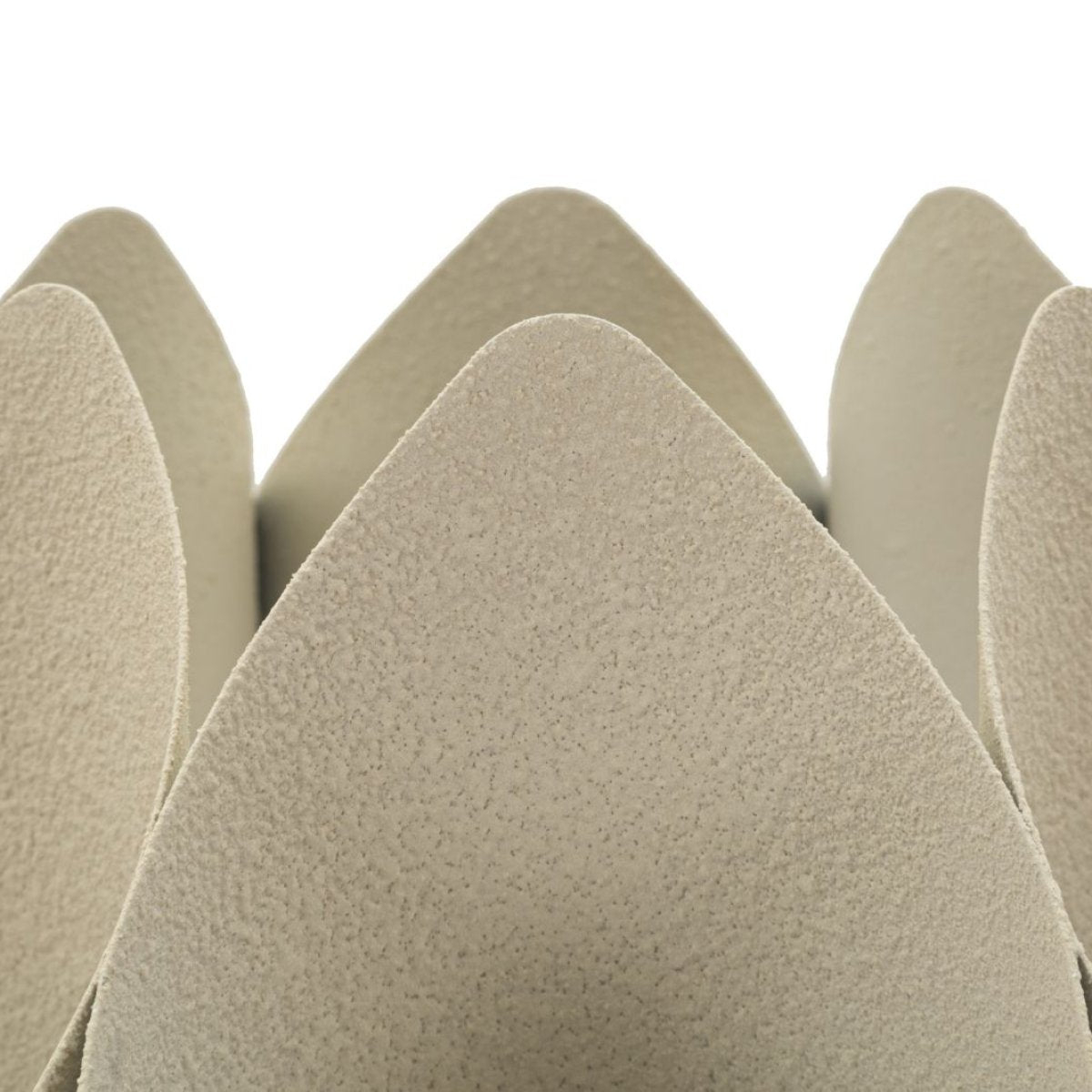 Lampadaire abat-jour organique en métal 155 cm Galia Crème - vue 3