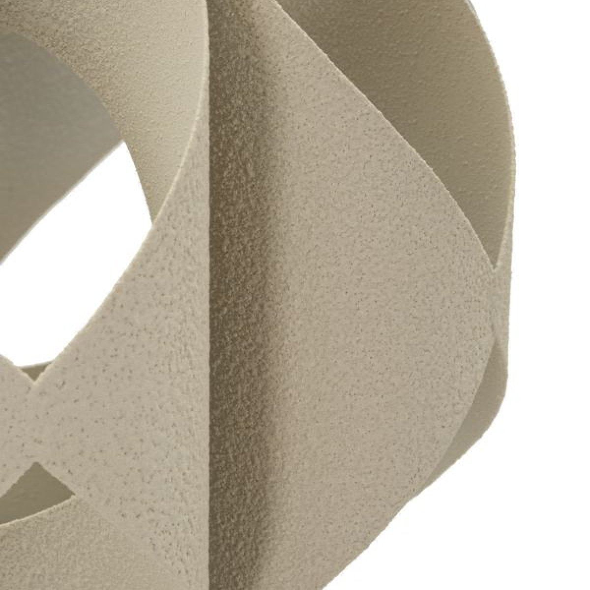Lampadaire abat-jour organique en métal 155 cm Galia Crème - vue 5