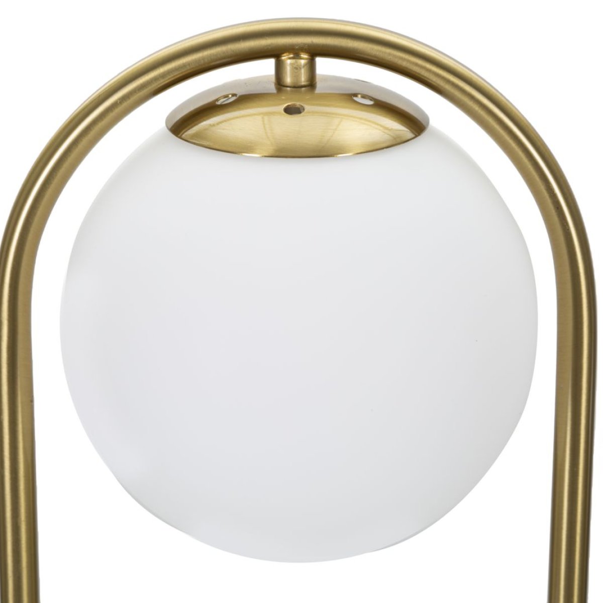 Lampe à poser 1 globe en verre 47 cm Azélie Doré - vue 3