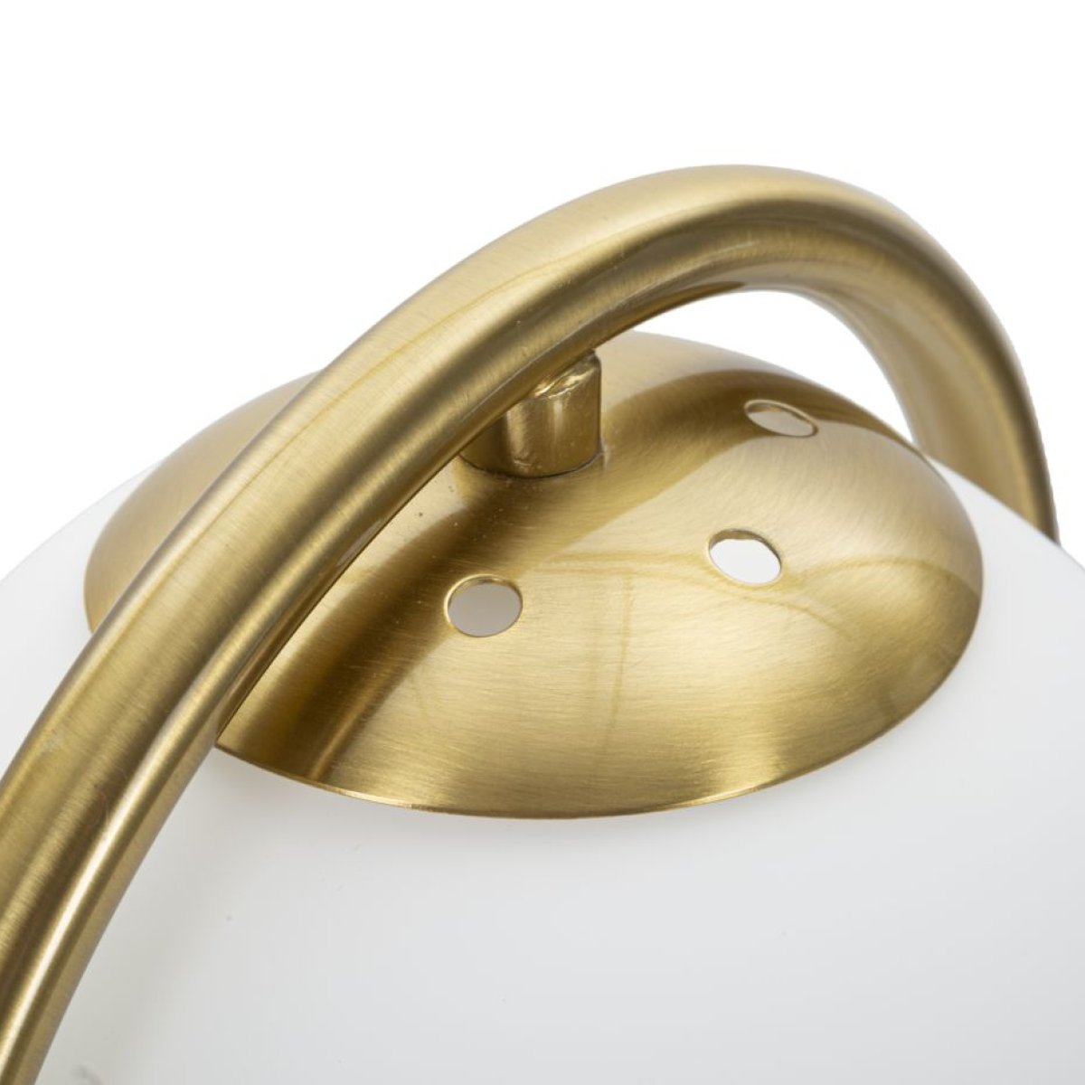 Lampe à poser 1 globe en verre 47 cm Azélie Doré - vue 4