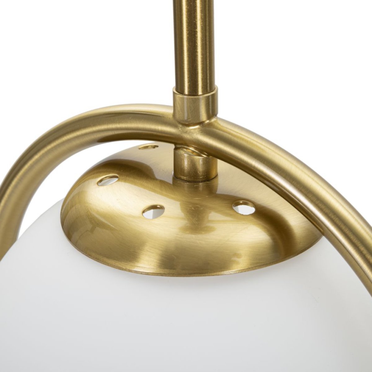 Lampe à poser 1 globe en verre 50 cm Azélie Doré - vue 4