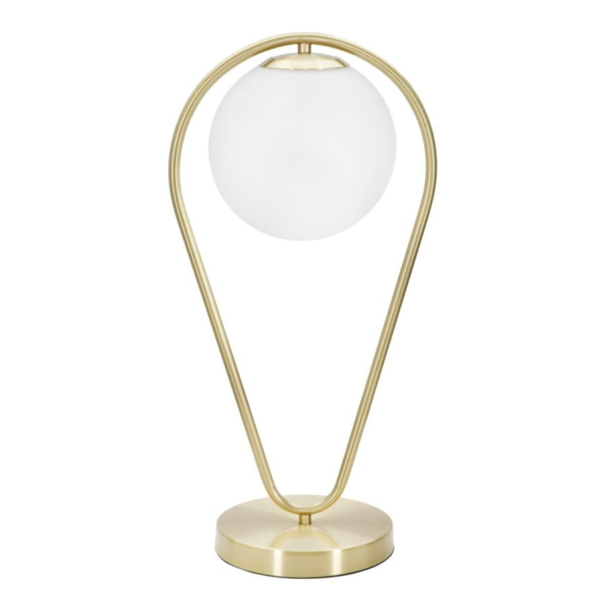 Lampe à poser 1 globe verre 50 cm Azélie Doré - vue 2