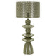 Lampe à poser abat-jour en métal 71 cm Noléa Vert