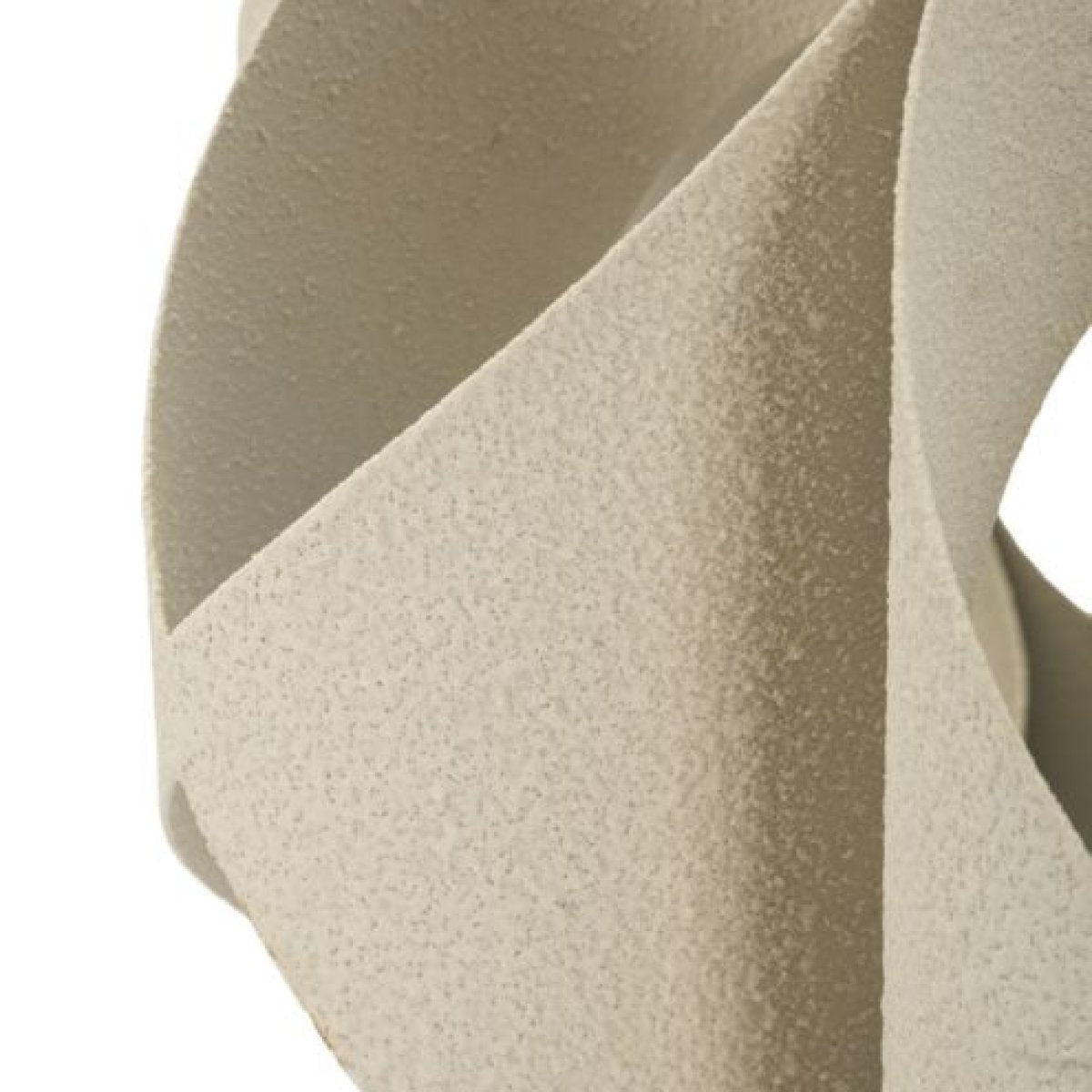 Lampe à poser abat-jour organique en métal 57 cm Galia Crème - vue 5