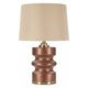 Lampe à poser avec abat-jour 56 cm Aliya Marron