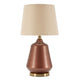 Lampe à poser avec abat-jour 65 cm Aliya Marron