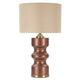 Lampe à poser avec abat-jour 69 cm Aliya Marron