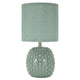 Lampe à poser céramique 27 cm Paulo Bleu