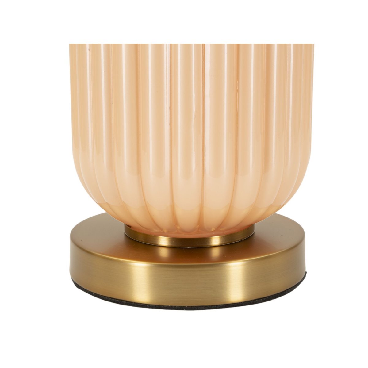 Lampe à poser en verre avec abat-jour 64 cm Lyssana Orange - vue 6