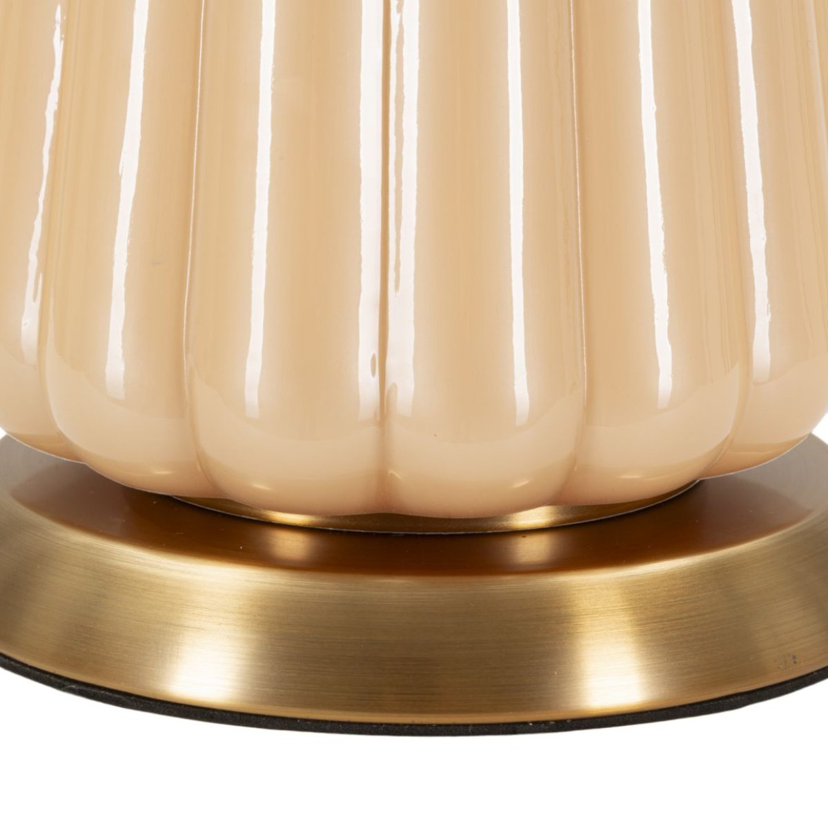 Lampe à poser en verre avec abat-jour 68 cm Lyssana Orange - vue 5