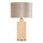 Lampe à poser en verre avec abat-jour 69 cm Lyssana Orange