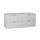 Meuble double vasque encastrée 120cm Lexa Blanc