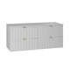 Meuble sous-vasque 120cm plan de toilette Lexa Blanc
