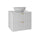 Meuble simple vasque 60cm Lexa Blanc