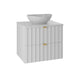 Meuble simple vasque 60cm Lexa Blanc