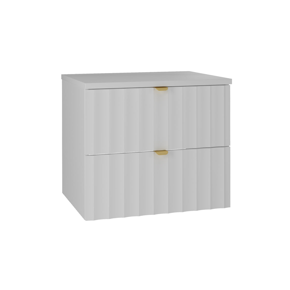 Meuble sous-vasque 60cm plan de toilette Lexa Blanc