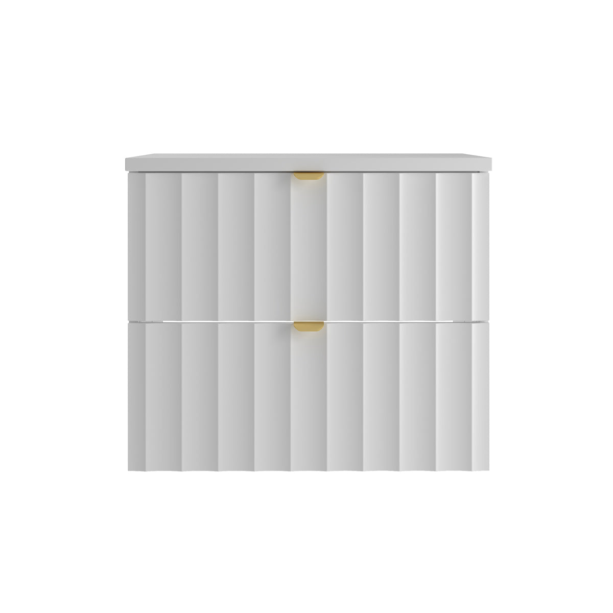 Meuble sous-vasque 60cm plan de toilette Lexa Blanc - vue 3