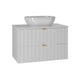 Meuble simple vasque 80cm Lexa Blanc
