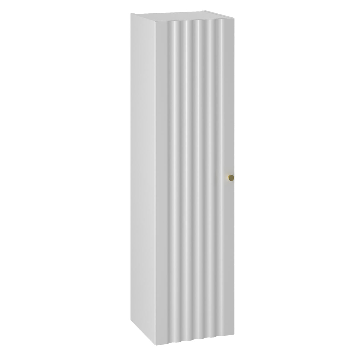Ensemble meuble simple vasque 60cm et colonne Lexa Blanc - vue 7