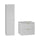 Ensemble meuble simple vasque encastrée 60cm et colonne Lexa Blanc