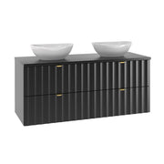 Meuble double vasque 120cm Lexa Noir